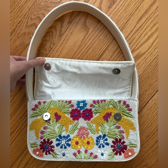 STAUD floral beaded Tommy bag - Picture 2 of 9